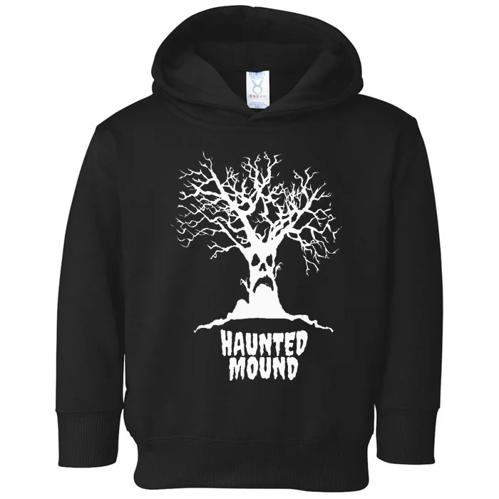 Haunted Mound Sematary Spooky Tree Toddler Hoodie