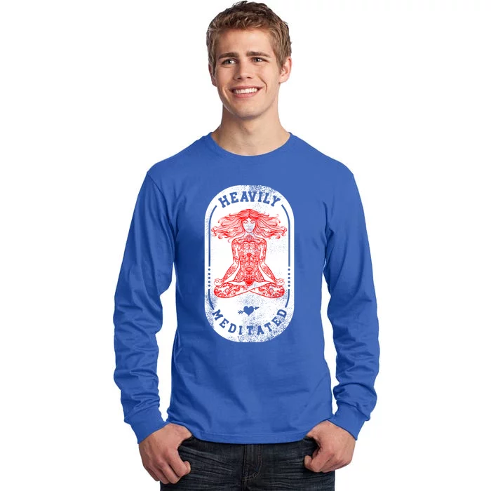 Heavily Meditated Spiritual Yoga Gift Tall Long Sleeve T-Shirt