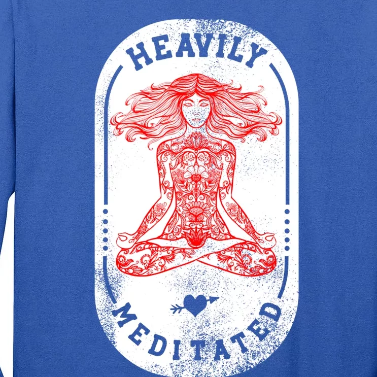 Heavily Meditated Spiritual Yoga Gift Tall Long Sleeve T-Shirt