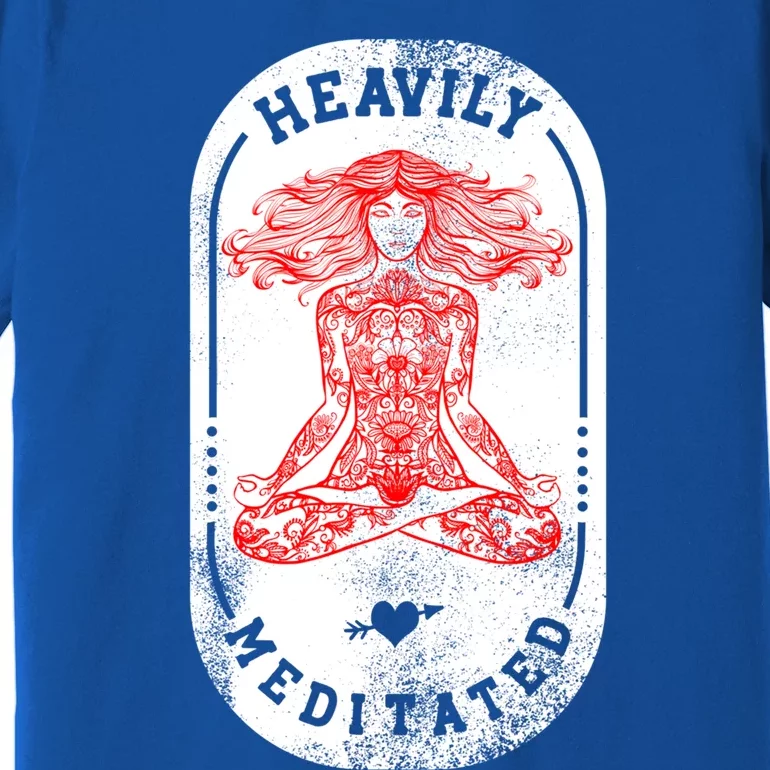 Heavily Meditated Spiritual Yoga Gift Premium T-Shirt