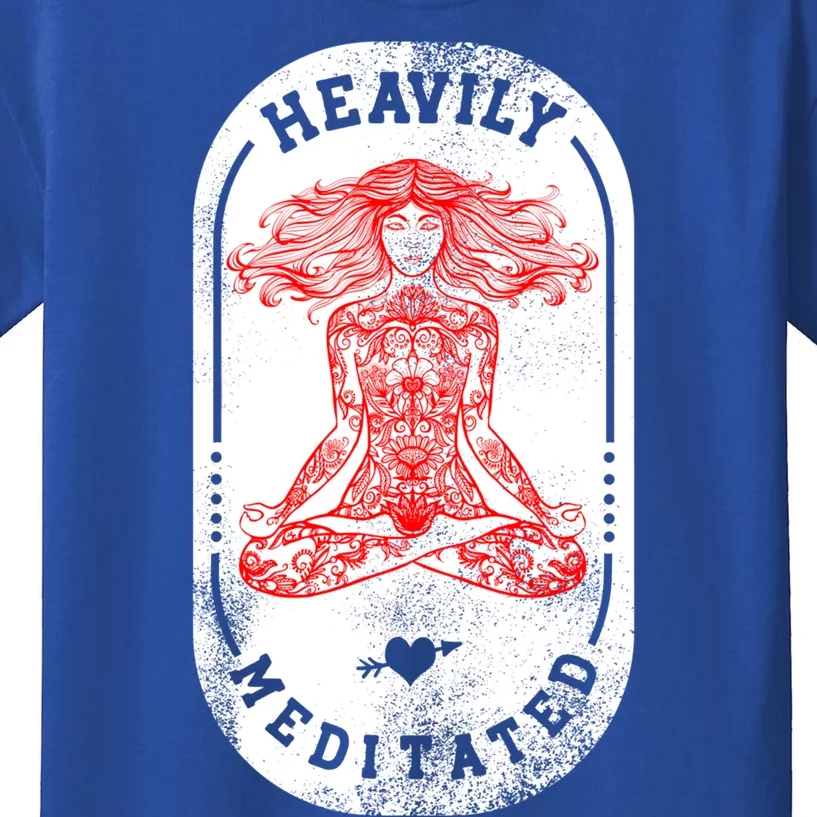 Heavily Meditated Spiritual Yoga Gift Kids T-Shirt