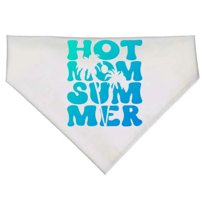 Hot Mom Summer Tee Hot Summer Clothing Gift USA-Made Doggie Bandana