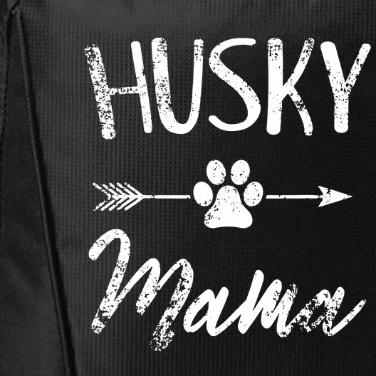 Husky Mama Siberian Husky Lover Owner Gifts Dog Mom City Backpack