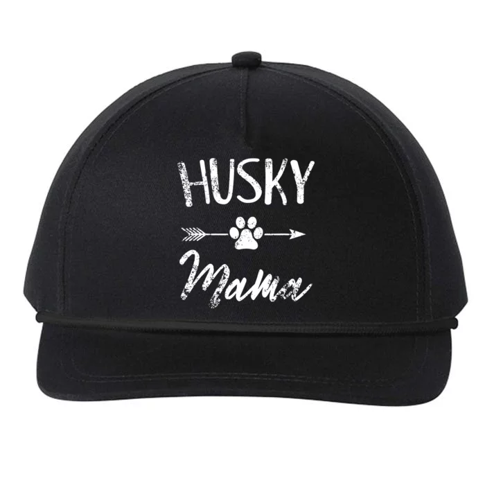 Husky Mama Siberian Husky Lover Owner Gifts Dog Mom Snapback Five-Panel Rope Hat