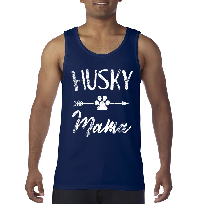 Husky Mama Siberian Husky Lover Owner Gifts Dog Mom Tank Top