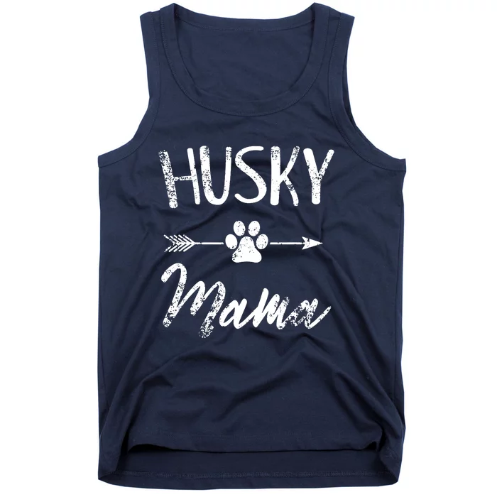 Husky Mama Siberian Husky Lover Owner Gifts Dog Mom Tank Top