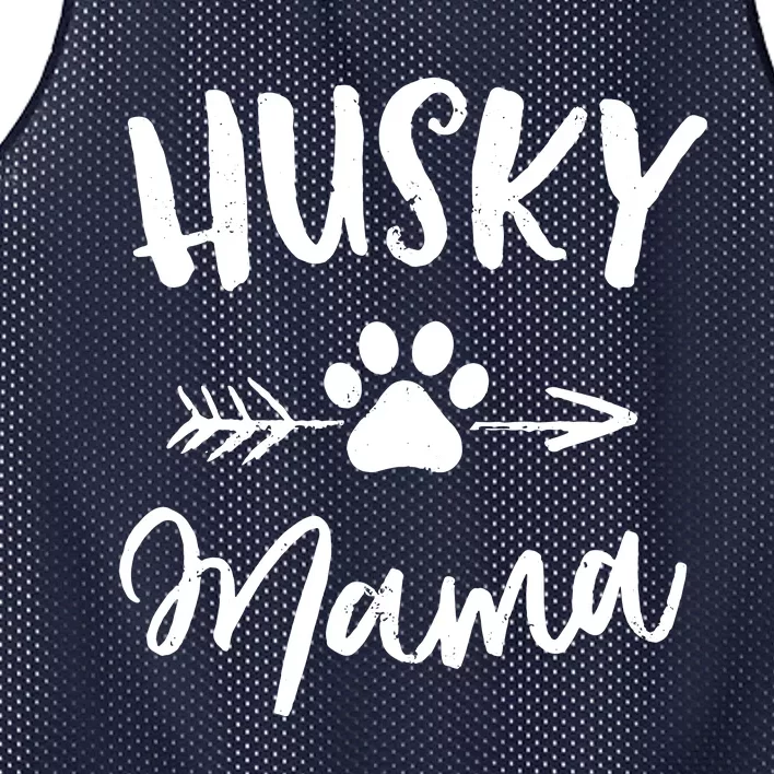 Husky Mama Siberian Husky Lover Owner Gifts Dog Mom Mesh Reversible Basketball Jersey Tank