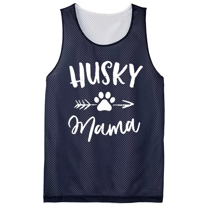 Husky Mama Siberian Husky Lover Owner Gifts Dog Mom Mesh Reversible Basketball Jersey Tank