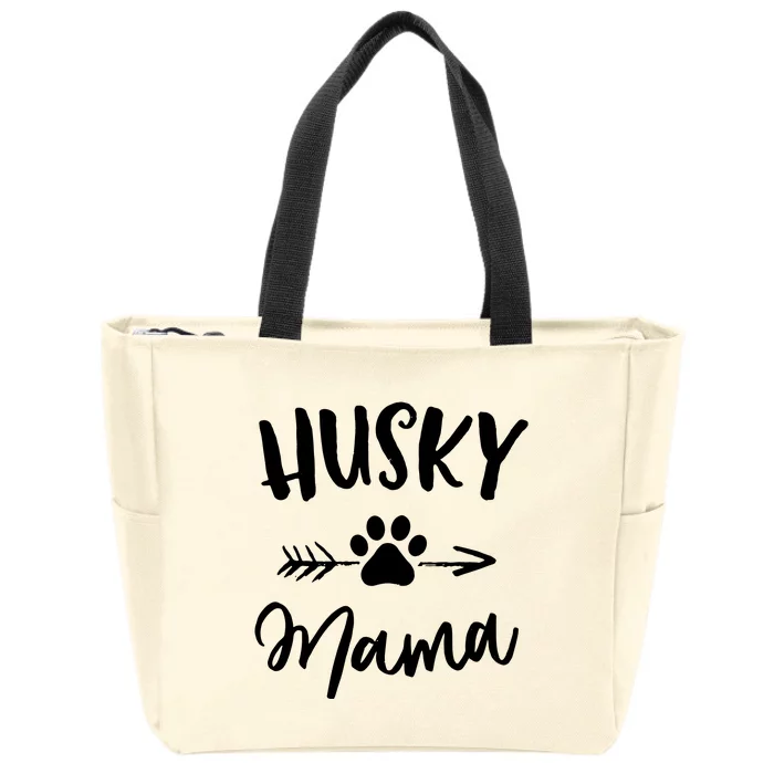 Husky Mama Siberian Husky Lover Owner Gifts Dog Mothers Day Zip Tote Bag