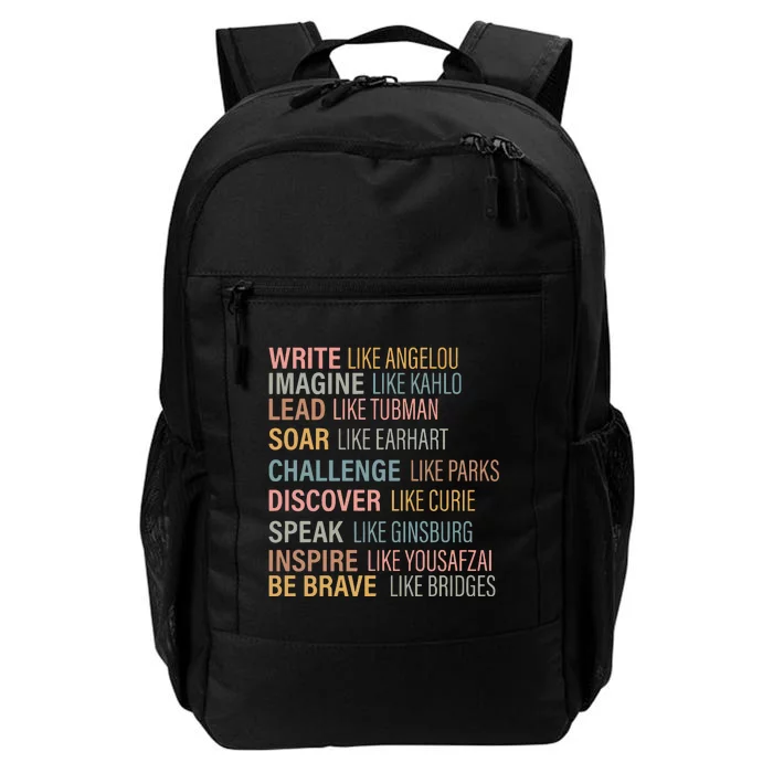 History Month Strong Women Empowered Gift Feminist Daily Commute Backpack