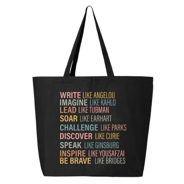 History Month Strong Women Empowered Gift Feminist 25L Jumbo Tote