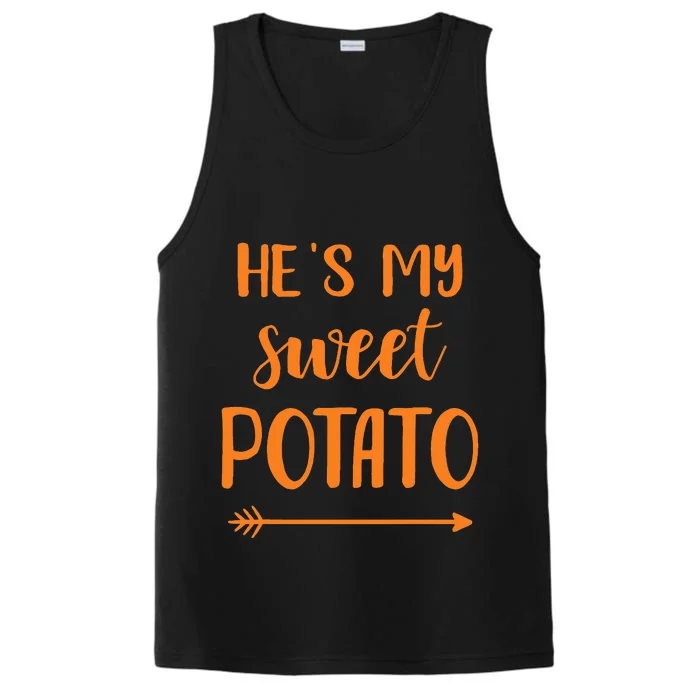 HeS My Sweet Potato For Matching Couple Performance Tank