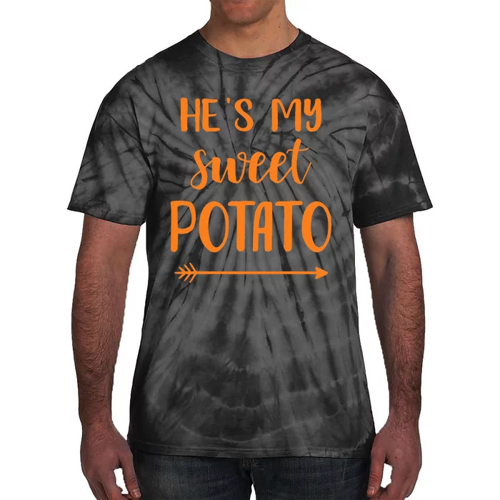 HeS My Sweet Potato For Matching Couple Tie-Dye T-Shirt