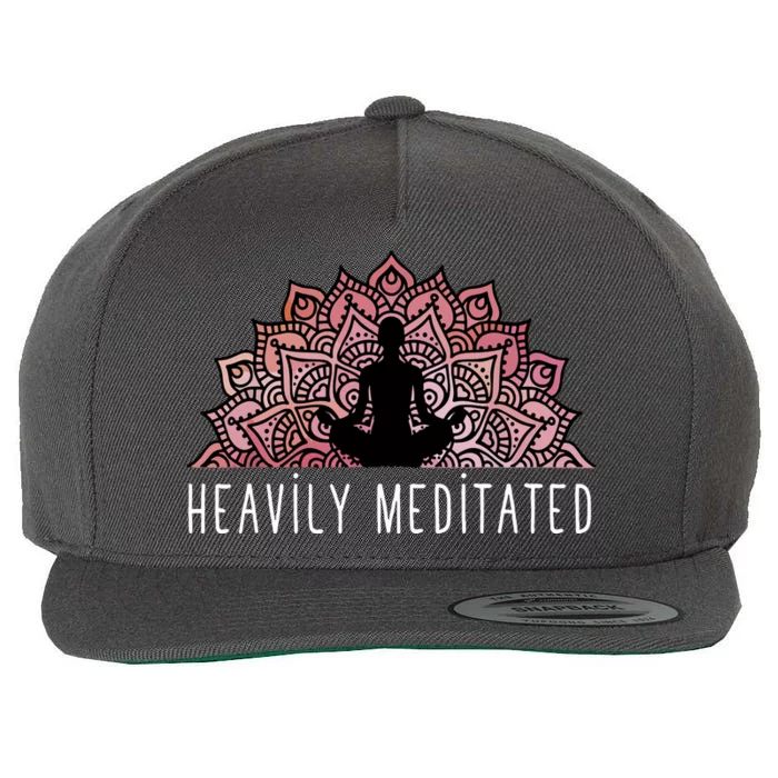 Heavily Meditated Spiritual Daily Meditation Zen Wool Snapback Cap