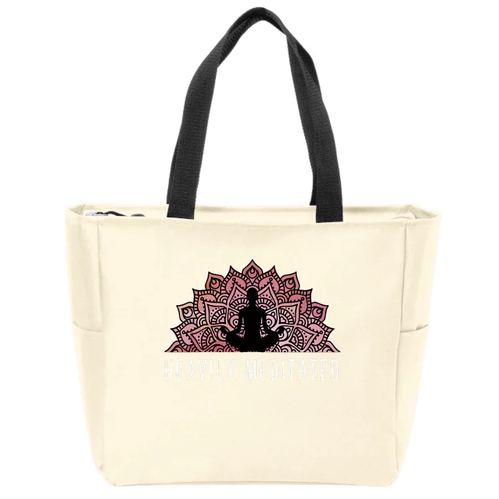 Heavily Meditated Spiritual Daily Meditation Zen Zip Tote Bag