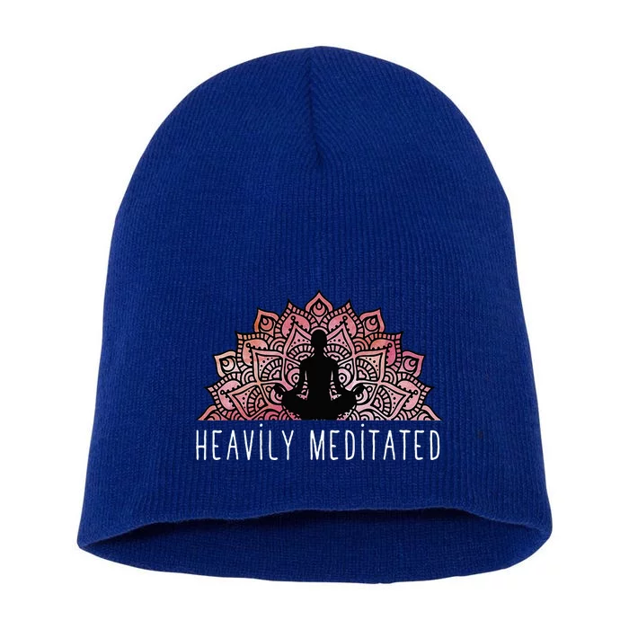 Heavily Meditated Spiritual Daily Meditation Zen Short Acrylic Beanie