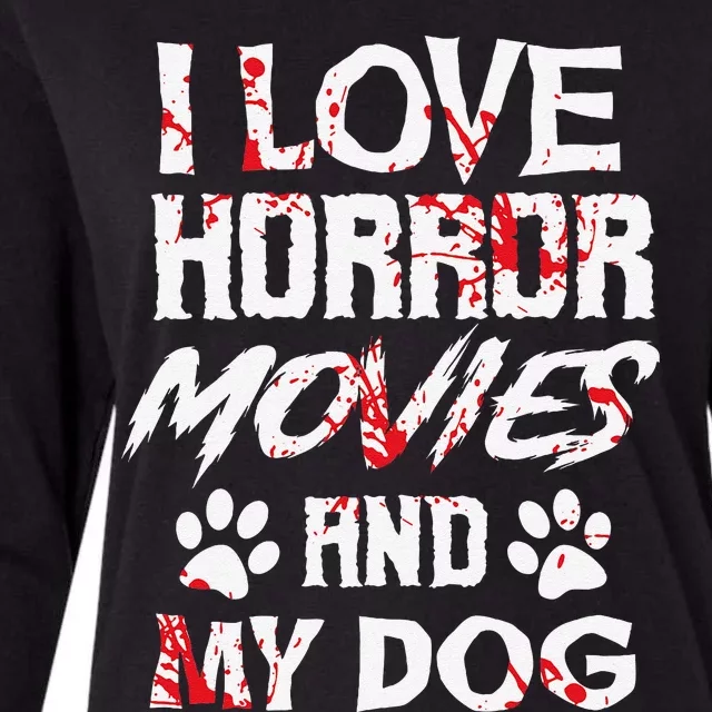 Horror Movies Scary Film Lovers Halloween Fans Thriller Womens Cotton Relaxed Long Sleeve T-Shirt