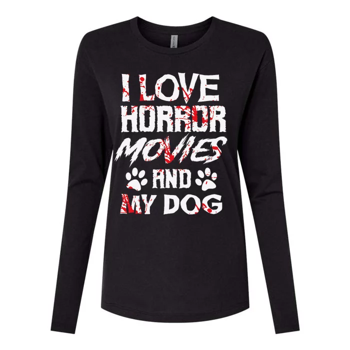 Horror Movies Scary Film Lovers Halloween Fans Thriller Womens Cotton Relaxed Long Sleeve T-Shirt