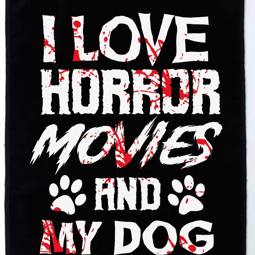 Horror Movies Scary Film Lovers Halloween Fans Thriller Platinum Collection Golf Towel