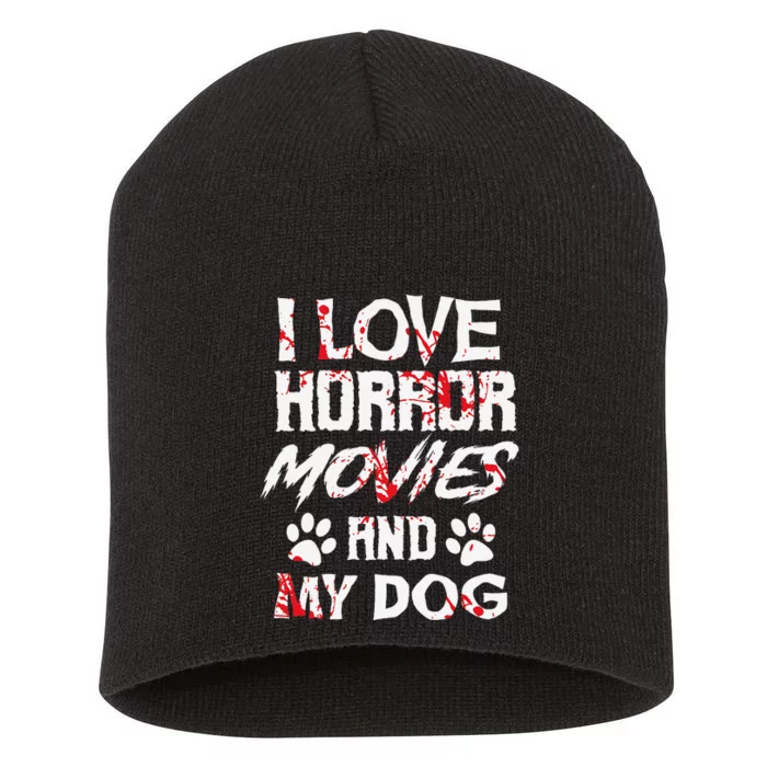 Horror Movies Scary Film Lovers Halloween Fans Thriller Short Acrylic Beanie