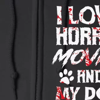 Horror Movies Scary Film Lovers Halloween Fans Thriller Full Zip Hoodie