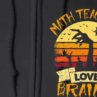 Halloween Math Spooky Fun for Math Teachers Full Zip Hoodie