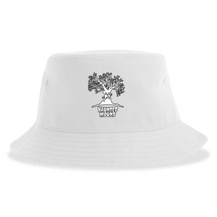 Haunted Mound Sematary Logo Sustainable Bucket Hat