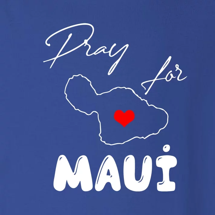 Hawaii Maui Strong Support Gift Pray For Maui Toddler Long Sleeve Shirt