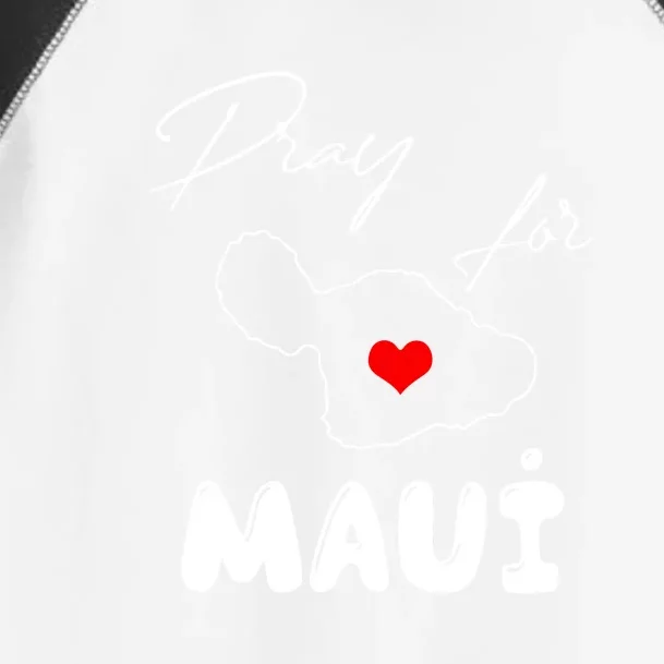 Hawaii Maui Strong Support Gift Pray For Maui Toddler Fine Jersey T-Shirt