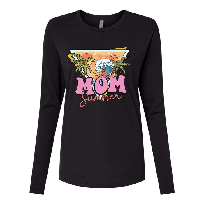 Hot Mom Summer Womens Cotton Relaxed Long Sleeve T-Shirt