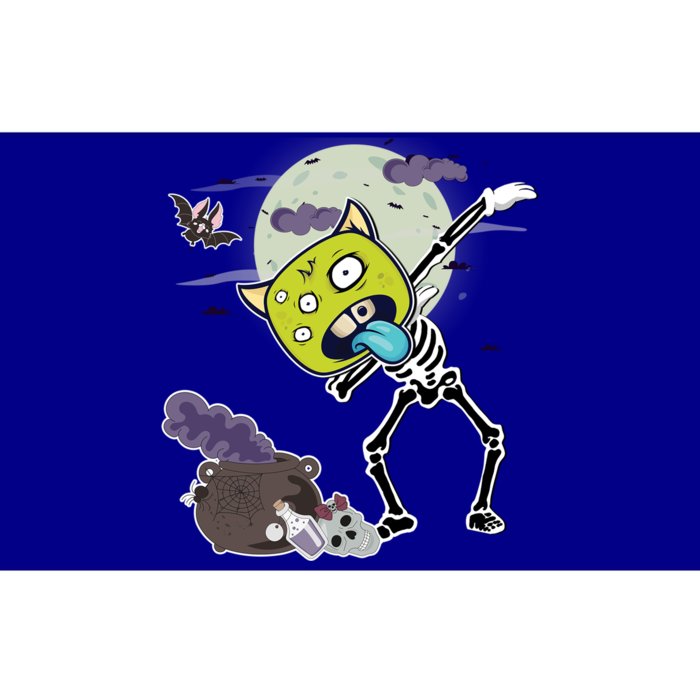 Halloween Monster Skeleton Dabbing Great Gift Bumper Sticker