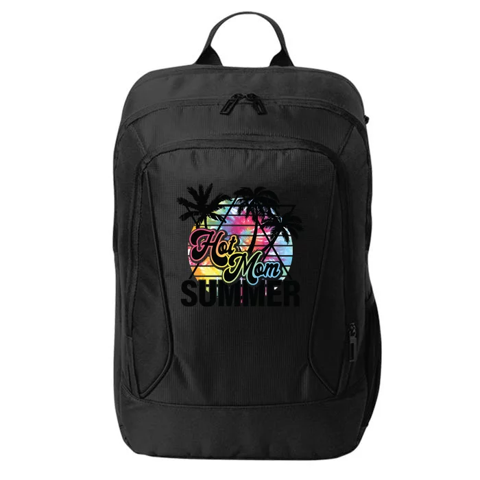 Hot Mom Summer Cool Summer Palm Trees Sunset City Backpack