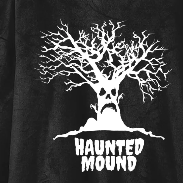 Haunted Mound Sematary Spooky Tree Hooded Wearable Blanket