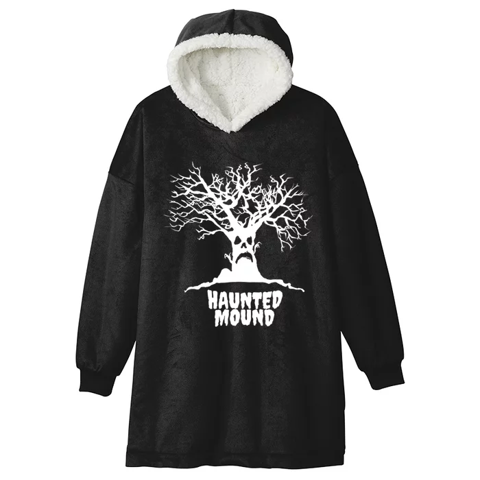 Haunted Mound Sematary Spooky Tree Hooded Wearable Blanket