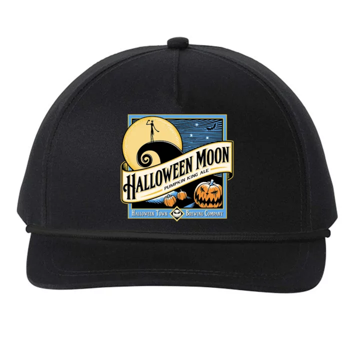 Halloween Moon Town Brewing Company Pumpkin King Ale Snapback Five-Panel Rope Hat