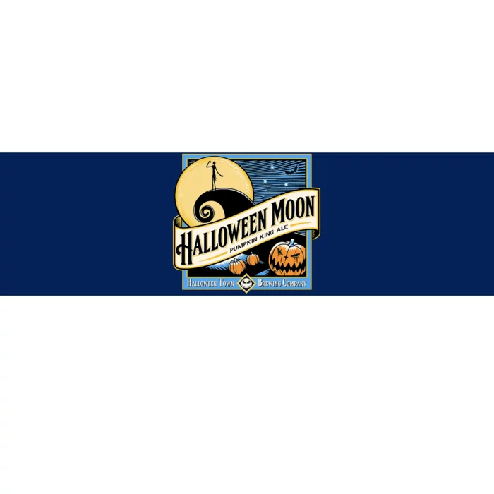 Halloween Moon Town Brewing Company Pumpkin King Ale Bumper Sticker