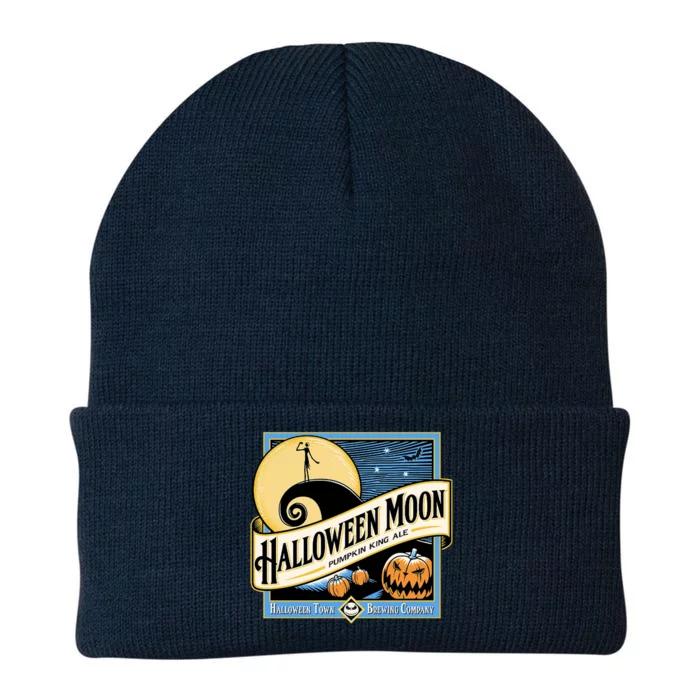 Halloween Moon Town Brewing Company Pumpkin King Ale Knit Cap Winter Beanie