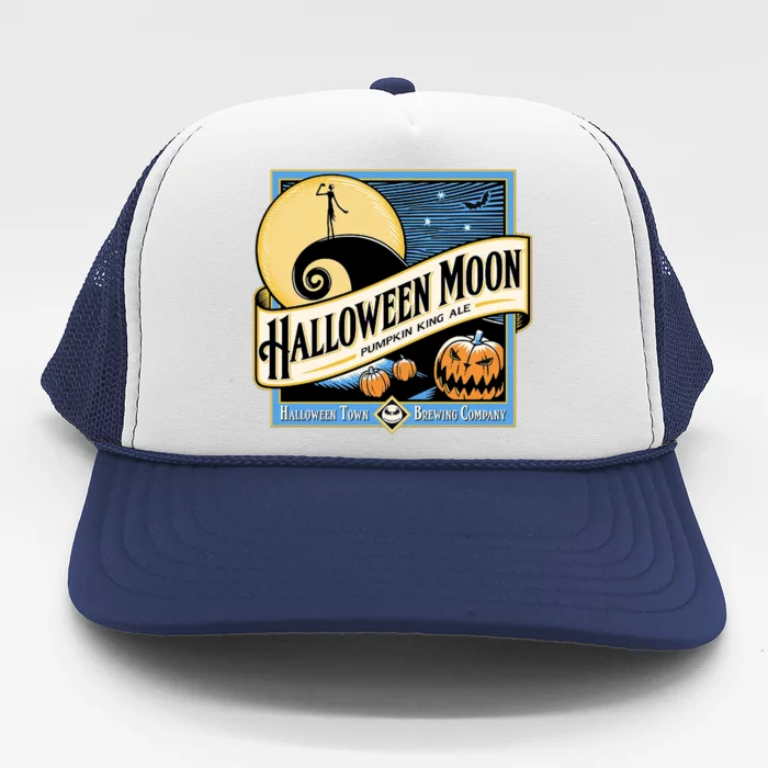 Halloween Moon Town Brewing Company Pumpkin King Ale Trucker Hat