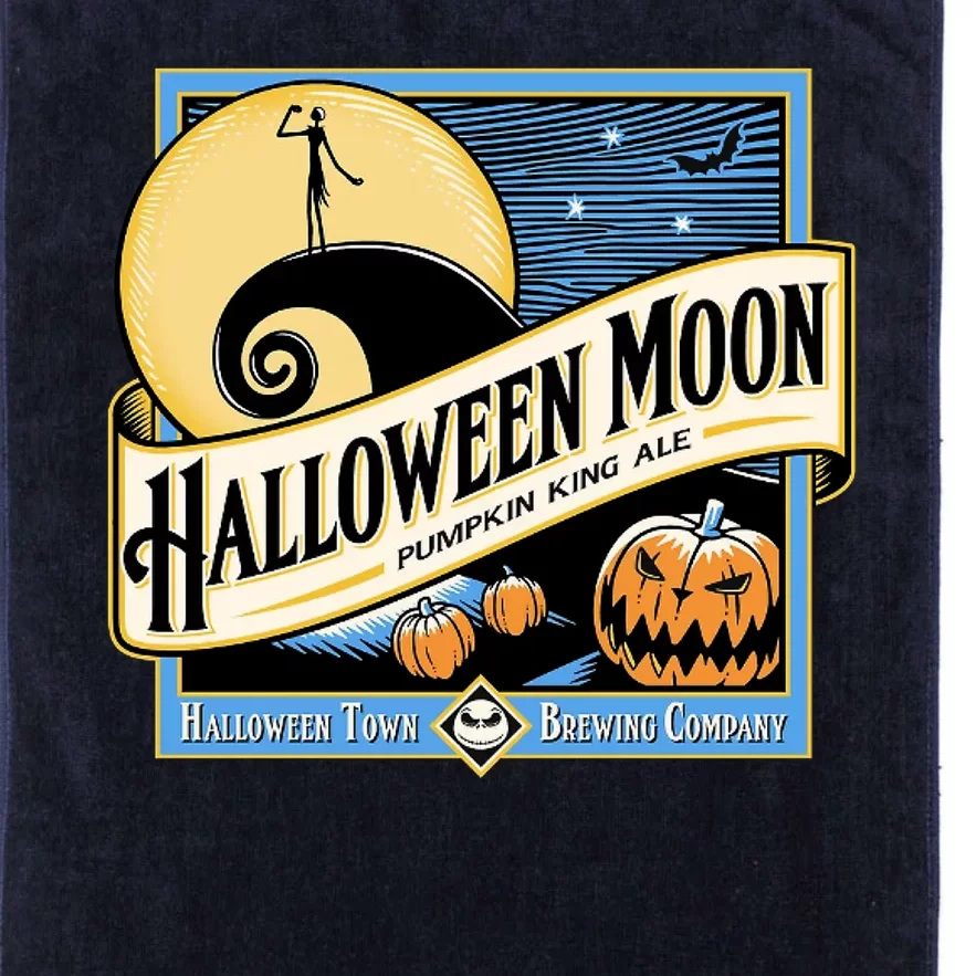 Halloween Moon Town Brewing Company Pumpkin King Ale Platinum Collection Golf Towel