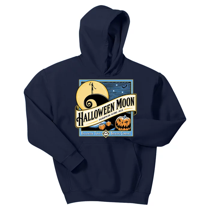 Halloween Moon Town Brewing Company Pumpkin King Ale Kids Hoodie