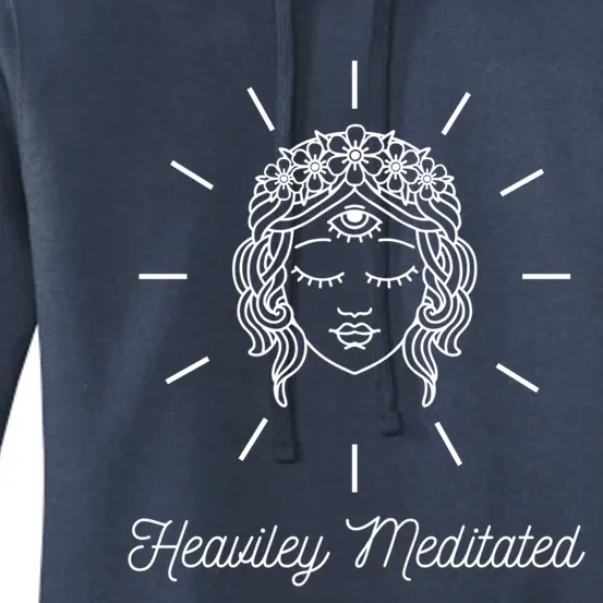 Heavily Meditated Tote Law Of Attraction Third Eye Woke Cute Gift Women's Pullover Hoodie