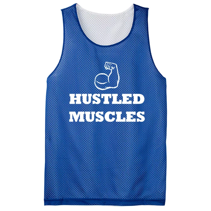 Hustle Muscles Tee Gift Mesh Reversible Basketball Jersey Tank