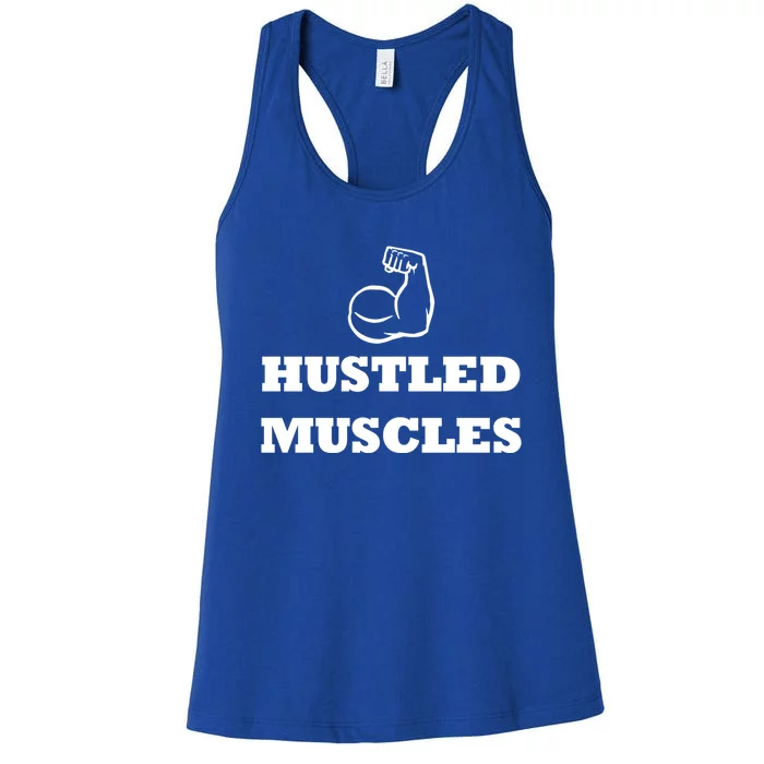 Hustle Muscles Tee Gift Women's Racerback Tank