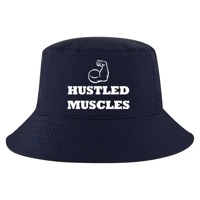 Hustle Muscles Tee Gift Cool Comfort Performance Bucket Hat