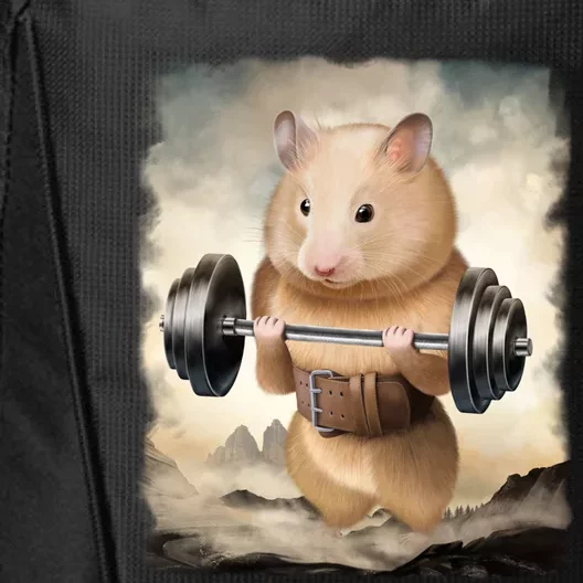 Hamster Muscle Training Weightlifting Cute Gift City Backpack