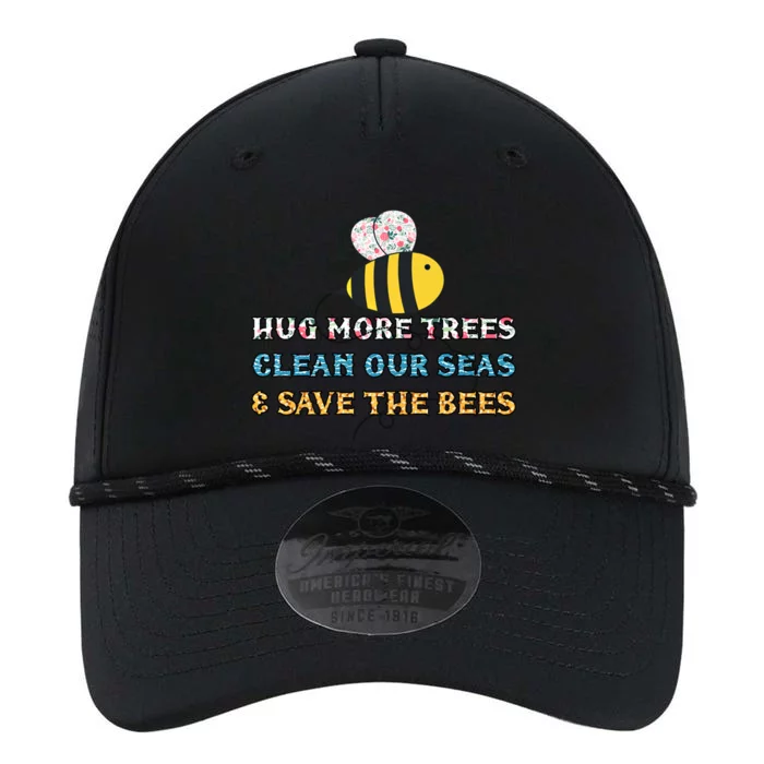 Hug More Trees Clean Our Seas Save The Bees Floral Gift Performance The Dyno Cap