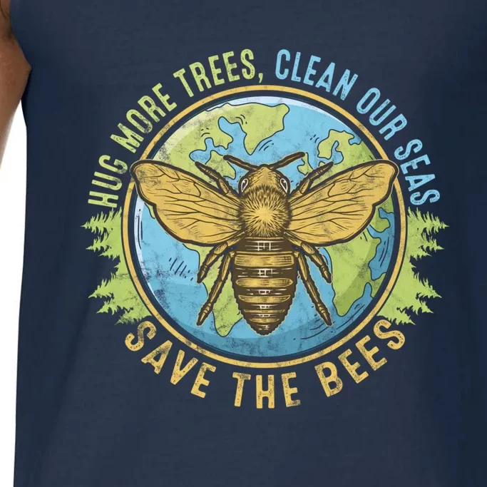 Hug More Trees Clean Our Seas Save The Bees Earth Day Gift Comfort Colors® Tank Top