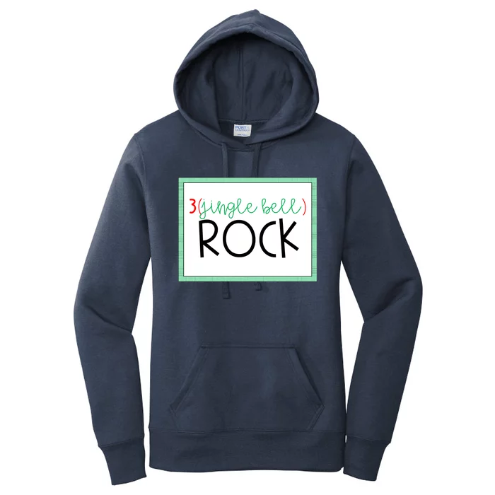 Holiday Math Teacher Jingle Bell Rock Women's Pullover Hoodie