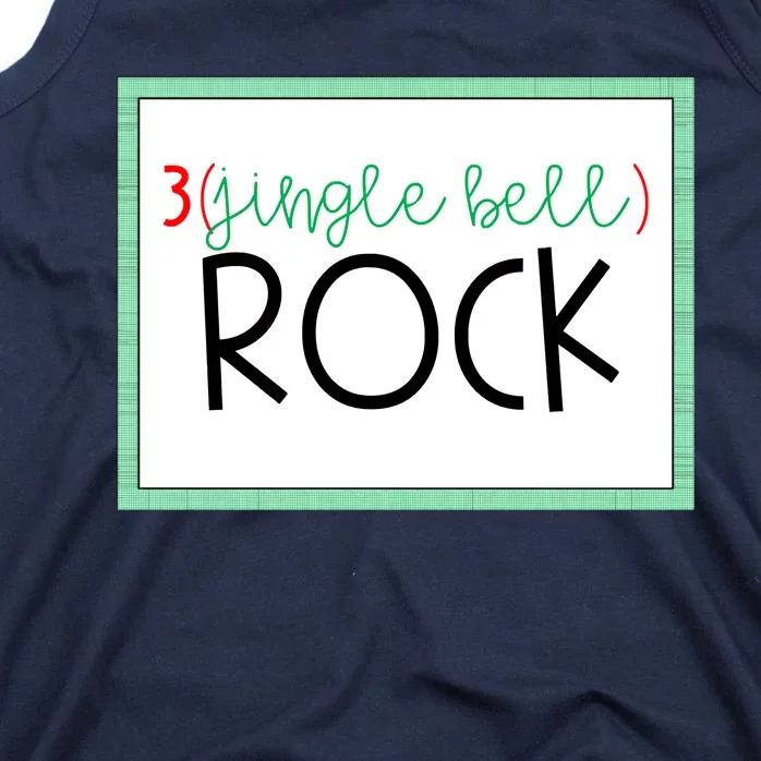 Holiday Math Teacher Jingle Bell Rock Tank Top