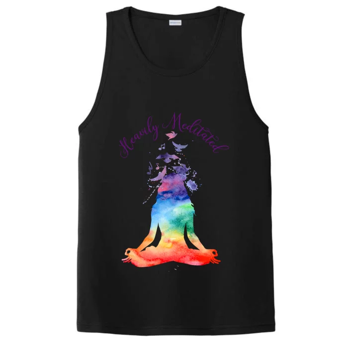 Heavily Meditated Tank Meaningful Gift Performance Tank